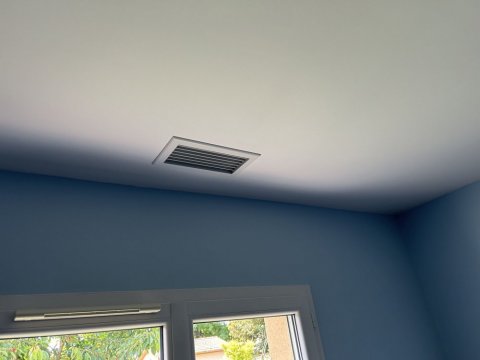 Installation pompe à chaleur air/ air gainable à Chabons