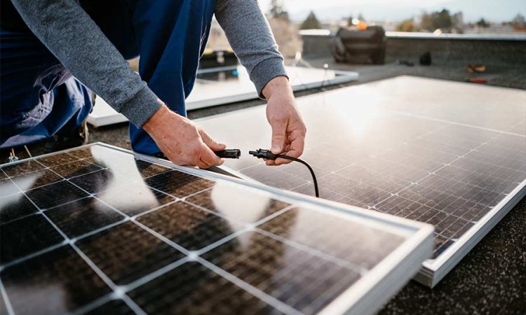 Installation panneaux photovoltaïques à Rives